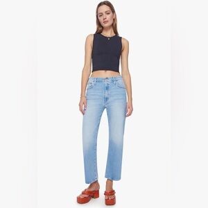 NWT Mother Denim The Dodger Ankle in Cat Daddy size 31